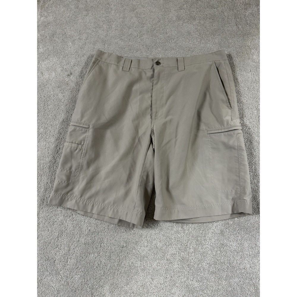 Callaway Shorts Mens 36 Golf Khaki Cargo Performance Chino Flat Front 10"